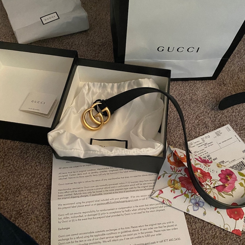 Gucci belt 33-34